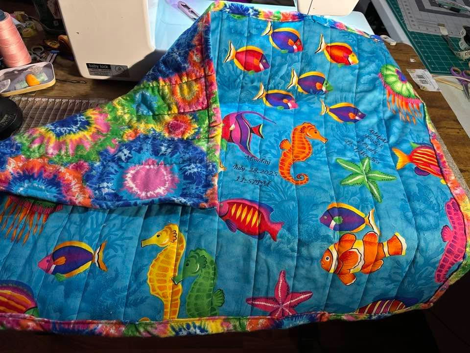 Handcrafted Keepsake Sea Quilt – KiMi's Kwilts & Krafts SAMPLE